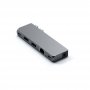 SATECHI Aluminium Pro Hub Mini (1xUSB4 96W up to 6K 60Hz display output, 2 x USB-A 3.0, 1xEthernet, 1xUSB-C, 1xAudio) - Space Grey - slika 1