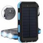 GEMBIRD HRD-T12 ** solar power bank 12000mAh 2xUSB, LED,(959) - slika 2