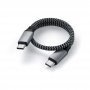 SATECHI USB-C to USB-C Short Cable - 25cm - Space Grey (ST-TCC10M) - slika 1