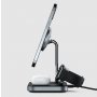 SATECHI Aluminium 3-in-1 Magnetic Wireless Charging Stand (iPhone 12/13, Apple Watch, AirPods Pro, USB-C cable included) - Black - slika 3