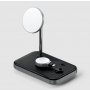 SATECHI Aluminium 3-in-1 Magnetic Wireless Charging Stand (iPhone 12/13, Apple Watch, AirPods Pro, USB-C cable included) - Black - slika 5