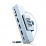 SATECHI USB-C Clamp Hub iMac 24inch (2021) / (1x USB-C up to 5 Gbps,3x USB-A 3.0 up to 5 Gbps, inc. Apple S.Drive Micro/SD) - Blue - slika 1