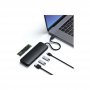 SATECHI Aluminium USB-C Hybrid Multiport adapter SSD Enclosure, HDMI 4K, 2 x USB-A 3.1 Gen 2 up to 10 Gbps-Black (ST-UCHSEK) - slika 2