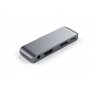 SATECHI Aluminium Type-C Mobile Pro Hub (HDMI 4k,1x Jack 3mm,1x USB-A,1x USB-C) - Space Grey - slika 1