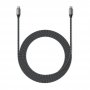 SATECHI USB-C to USB-C 100W Braided Charging 2m Cable - Grey(ST-TCC2MM) - slika 1