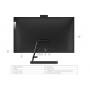 LENOVO IdeaCentre AIO 3 27ALC6 (Black) FHD IPS, Ryzen 5 5625U, 16GB, 512GB SSD (F0FY00F4RI) - slika 4