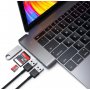 SATECHI Aluminium Type-C USB COMBO Hub (3x USB 3.0,MicroSD) - Silver - slika 5