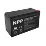 NPP NP12V-9Ah, AGM BATTERY, C20=9AH, T1, 151x65x94x100, 2,5KG, BLACK - slika 1