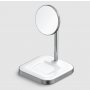 SATECHI Aluminium 2-in-1 Magnetic Wireless Charging stand - White - slika 3