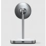 SATECHI Aluminium 2-in-1 Magnetic Wireless Charging stand - White - slika 5
