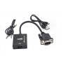KETTZ Adapter VGA na HDMI konvertor + audio 3.5mm V2H(29072) - slika 1