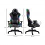 AULA Gaming stolica F8041, crno-siva RGB - slika 3