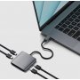 SATECHI 4-PORT USB-C Hub (4xUSB-C up to 5 Gbps) - Space Grey - slika 5