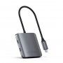 SATECHI 4-PORT USB-C Hub (4xUSB-C up to 5 Gbps) - Space Grey - slika 1