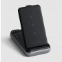 SATECHI Duo Wireless Charger Power Bank Stand 10000 mAh Stand (Powerbank based for iPhone & Airpods) - Space Grey - slika 2