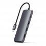 SATECHI Aluminium USB-C Hybrid Multiport adapter (SSD Enclosure, HDMI 4K, 2 x USB-A 3.1 Gen 2 up to 10 Gbps) - Space Grey - slika 3