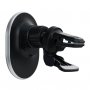 SATECHI Magnetic Wireless Car Charger - Silver - slika 3