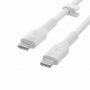 BELKIN BOOST CHARGE Silicone cable USB-C / USB-C 2.0  3M  (CAB009bt3MWH) - slika 2