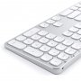 SATECHI Aluminum Bluetooth Wireless Keyboard for Mac - US - Silver - slika 2