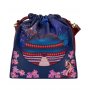 Loungefly Ranac Disney Mulan Castle Cinch Sack Cross Body Bag - slika 1