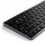 SATECHI Slim X1 Bluetooth BACKLIT Wireless Keyboard - US - Space Grey - slika 4