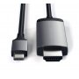 SATECHI Aluminium Type-C to 4K HDMI Cable - Space Grey - slika 2