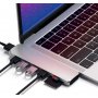 SATECHI Aluminium Type-C PRO Hub (HDMI 4K,PassThroughCharging,2x USB3.0,2xSD,ThunderBolt 3) - Silver (ST-CMBPS) - slika 5