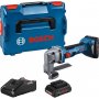 BOSCH GSC 18V-16 E akumulatorske makaze za lim 18V; 2 x ProCORE 18V 4,0 Ah + L-Boxx kofer (0601926301) - slika 1