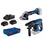 BOSCH Akumulatorski set alata GWS 180-LI + GBH 180-LI; 18V; 2x4,0 Ah u koferu (0615990N05) - slika 1