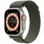 APPLE Watch Ultra Cellular 49mm Titanium Case with Green Alpine Loop - Large(mqfp3se/a) - slika 1