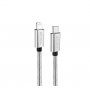 NEXT ONE USB-C to Lightning Metallic Cable 1.2m Silver - slika 2