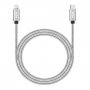NEXT ONE USB-C to Lightning Metallic Cable 1.2m Silver - slika 1