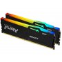 KINGSTON DIMM DDR5 64GB (2x32GB kit) 6000MT/s KF560C36BBEAK2-64 FURY Beast RGB EXPO - slika 1