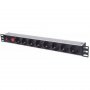INTELLINET PDU letva 19 1U Rackmount 8-Output 2m Black - slika 1