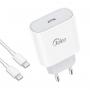 KONFULON Kućni punjač  JK78 PD 20W Fast Charge 60W kablom Type C na Type C - slika 1