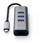 SATECHI Aluminium Type-C Hub (3x USB 3.0,Ethernet) - Space Grey - slika 3