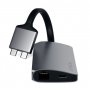 SATECHI Type-C Dual Multimedia Adapter - Space Grey - slika 3