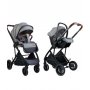 BBO Neo kolica za bebe 2 u 1 - Light Grey - slika 1