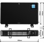 ECG Grejalica TK 2080 Black - slika 2