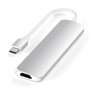 SATECHI Type-C Slim Multimedia Adapter V2 - Silver - slika 2