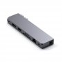 SATECHI Pro Hub Max (1xUSB4,1x HDMI 4K 60Hz,1xUSB-A3.0,1x micro/SD,1xEthernet,1xUSB-C,1xAudio) - Space Grey (ST-UCPHMXM) - slika 1
