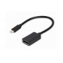 GEMBIRD A-CM-DPF-02 Gembird USB Type-C to DisplayPort adapter cable, 4K, 15 cm, black - slika 2