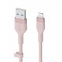 BELKIN Boost charge silicone cable USB-A to Lightning - 1M - Pink - slika 2