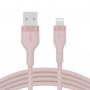 BELKIN Boost charge silicone cable USB-A to Lightning - 1M - Pink - slika 3
