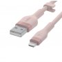 BELKIN Boost charge silicone cable USB-A to Lightning - 1M - Pink - slika 4