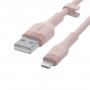BELKIN Boost charge silicone cable USB-A to Lightning - 1M - Pink - slika 1