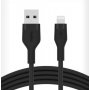 BELKIN Boost charge silicone cable USB-A to Lightning - 3M - Black - slika 2