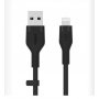 BELKIN Boost charge silicone cable USB-A to Lightning - 3M - Black - slika 1