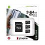 KINGSTON MikroSD mem.kart.64GB King.SelectPlus CL10 3kom - slika 2