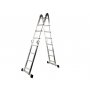 WOMAX Merdevine aliminijumske 4 x 4 - slika 1